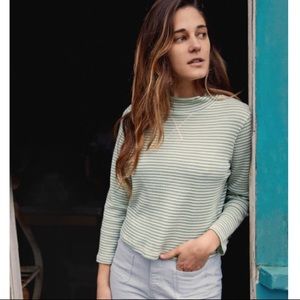 Christy Dawn Libby Top - Woven Linden Stripe